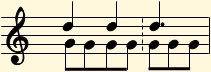 Compound 7x8 measure with 4 plus 3 beats