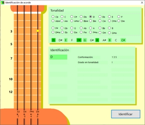 Main screen of CtrChordNamer