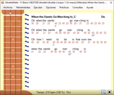 Main screen of UkuleleMate