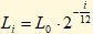 Formula to locate the frets of an equally tempered instrument