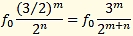 Factor used to generate frequencies of musical notes